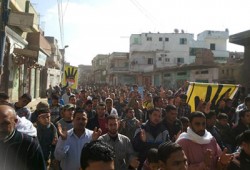 ثوار أبو المطامير يهتفون بإسقاط الانقلاب ومحاكمة قادته