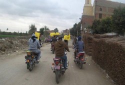 مسيرة دراجات بخارية بالأقصر رفضًا لإرهاب الانقلاب