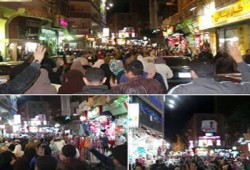 فيديو.. مسيرة ليلية بمدينة ناصر تهتف بالقصاص للشهداء