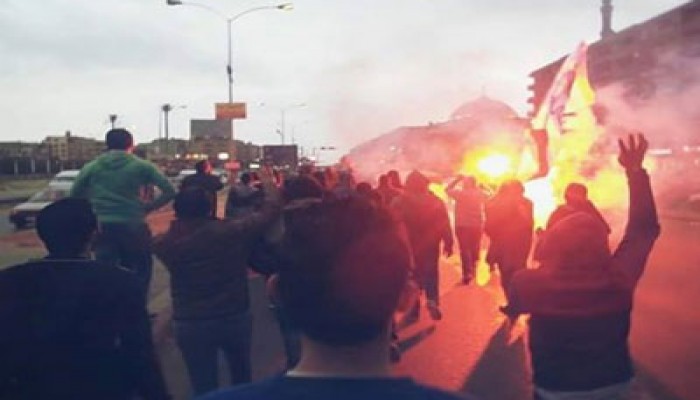 فعالية مفاجئة لطلاب أكتوبر بميدان الحصري