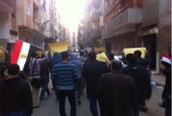 فيديو.. مسيرة حاشدة بالخصوص تهتف بالقصاص للشهداء