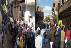 بالصور.. أهالي كرداسة يطالبون بعودة الرئيس مرسي