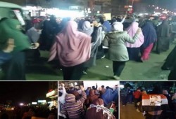 صور.. مسيرة لثوار شبرا الخيمة رفضًا لحكم القتلة