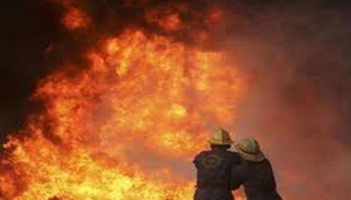 إهمال الانقلاب يحرق شركة حاسبات ومحالات مجاورة بأسوان