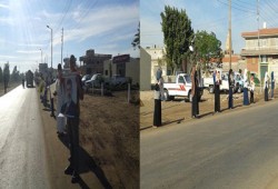 وقفة وسلسلة بشرية بالمنصورة وأجا تنددان بخراب الانقلاب