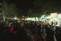 مسيرة لثوار حلوان تندد بمجزرة "وايت نايتس"