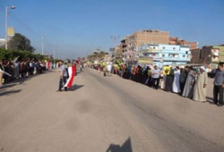 فيديو.. سلاسل لثوار الحسينية تهتف بإسقاط حكم القتلة