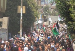 فيديو.. مسيرة لحرائر العاشر تهتف بإسقاط حكم القتلة