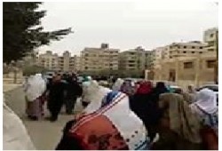 فيديو.. مسيرة طلاب المعهد التكنولوجي بأكتوبر