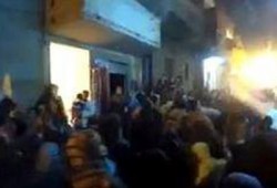 مسيرة شبابية ببلقاس تهتف بالقصاص لشهداء مجازر العسكر