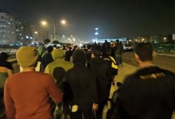 فيديو.. أكتوبر تتظاهر ضمن فعاليات "يسقط حكم القتلة"