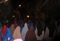 "دلجا" تتحدى إجرام الانقلاب بمسيرة ليلية حاشدة