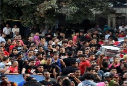 مسيرة حاشدة ببلطيم رفضًا للانقلاب الدموي ومجازره