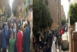 مسيرة حاشدة بكفر الدوار في جمعة "يسقط حكم القتلة"