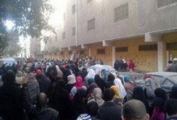 3 مسيرات حاشدة بإطسا تهتف بإسقاط الانقلاب المجرم