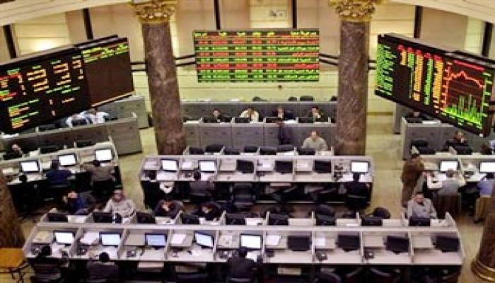 البورصه تهوي نحو المنطقة الحمراء في أول ربع ساعة