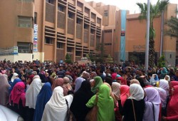 طلاب المنوفية: "المحاكمات العسكرية لن تثنينا عن مواصلة ثورتنا