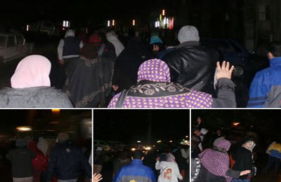 مسيرة ليلية بالورديان تهتف بالقصاص من قتلة الالتراس