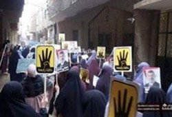 مسيرة نسائية بكرداسة للتنديد بأحكام إعدام  138 بريئًا