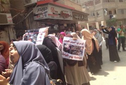 مسيرة لثوار كفر البطيخ تهتف بإسقاط الانقلاب المجرم