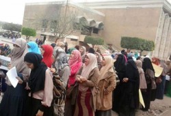 فعالية مفاجئة لطالبات أزهر كفر الشيخ رفضًا لحكم العسكر