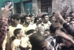 مظاهرة على طريق "أجا- المنصورة" تحديًا لاجرام الانقلاب