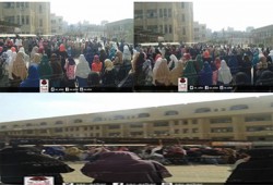 بالصور.. ثورة طالبات الأزهر اليوم