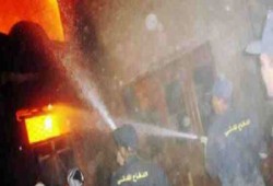 إهمال الانقلاب وراء حريق سيارة نقل أسطوانات بوتاجاز بالسويس