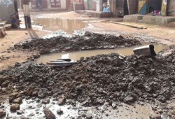 كوارث الانقلاب.. غرق مقابر المسلات بالفيوم في مياه الصرف