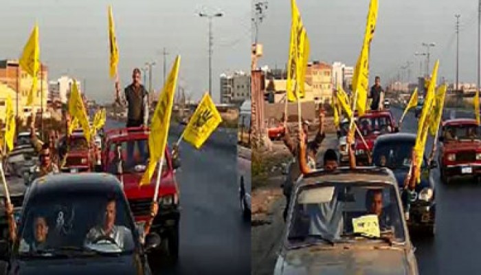 مسيرة على طريق "أجا- القاهرة" رفضًا لتفويض السفاح