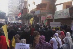 بالصور.. الآلاف في المعادي يهتفون بإسقاط الانقلاب