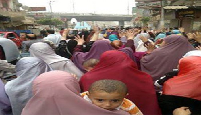 مسيرة حاشدة لثوار بركة السبع رفضًا لتفويض القتل