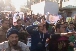 ثوار بسيون يواصلون حراكهم الثوري بوقفة حاشدة