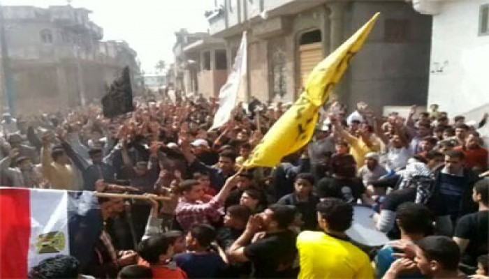 مسيرة حاشدة بالمنصورة تختتم أسبوع "الإصرار والتحدي"