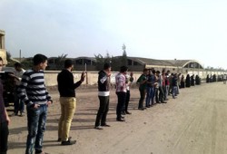 فيديو.. ثوار كفرصقر يواصلون حراكهم الرافض للانقلاب وإرهابه