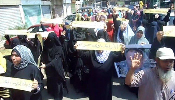 وقفة ببورسعيد رفضًا للانقلاب العسكري وممارساته القمعية