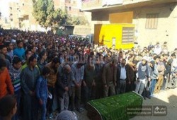 عشرات الآلاف بالوراق يشيعون الشهيد محمد عبد العاطي