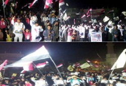 ثوار بلطيم يواصلون حراكهم الثوري بمسيرة ليلية حاشدة