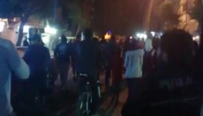 مسيرة شبابية بقرية الخياطة رفضًا للانقلاب العسكري