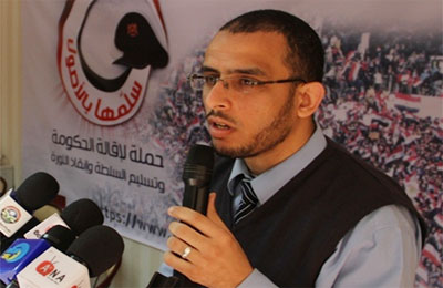 ياسر فتحي: لن ينجح السفاح في ترهيب الشعب أو وقف ثورته