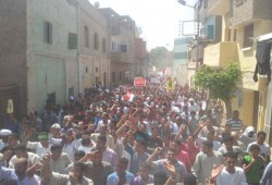 مباشر.. مسيرة حاشدة بأبو كبير تهتف بالقصاص للشهداء