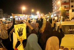 مسيرة حاشدة لثوار ببا في أسبوع "الاصرار والتحدي"