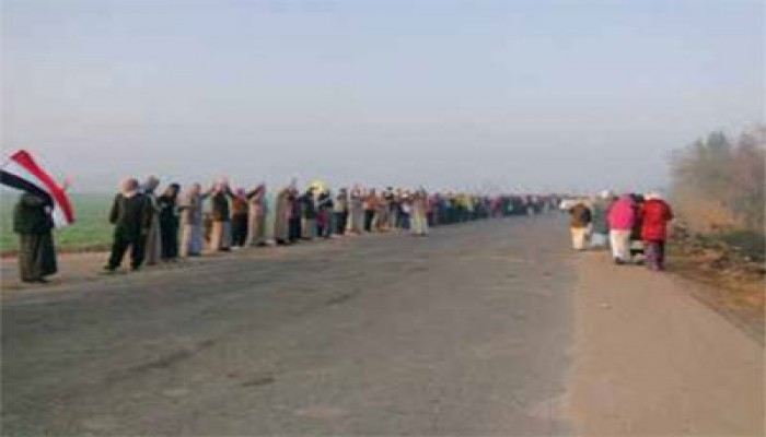 فيديو.. وقفة لثوار الحسينية ضمن فعاليات "الإصرار والتحدي"