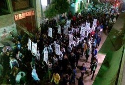 مسيرة حاشدة بقرية مطرطارس تطالب بالإفراج عن المعتقلين