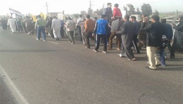 ثوار مطوبس يواصلون حراكهم الثوري رفضًا لحكم العسكر‏