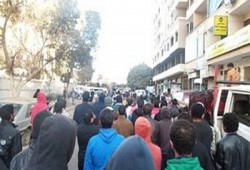 بالصور.. مسيرة حاشدة لثوار حلوان