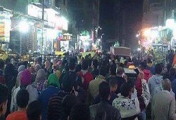 مسيرة نسائية بقرية الأعلام تهتف بإسقاط الانقلاب المجرم