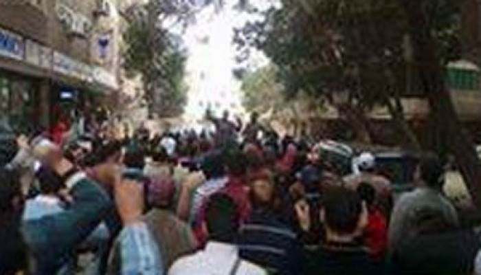 بالصور.. المعادي تهتف: "مش هنسيب حق اللي مات "