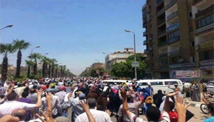 فيديو.. ثوار الهرم وفيصل ينددون بجرائم الانقلاب