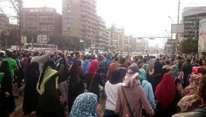 مسيرة حاشدة لثوار مصر الجديدة تطالب بإسقاط الانقلاب